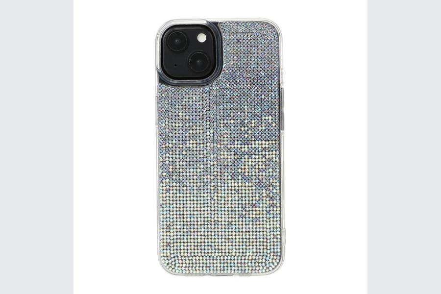 iPhone 13 bling case: Silver, Black, Blue Star & Pink Heart