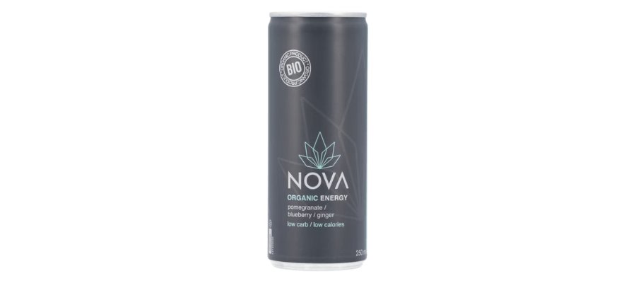 Nova Organic Energy Pomegranate Blueberry Ginger Bio - 250ml
