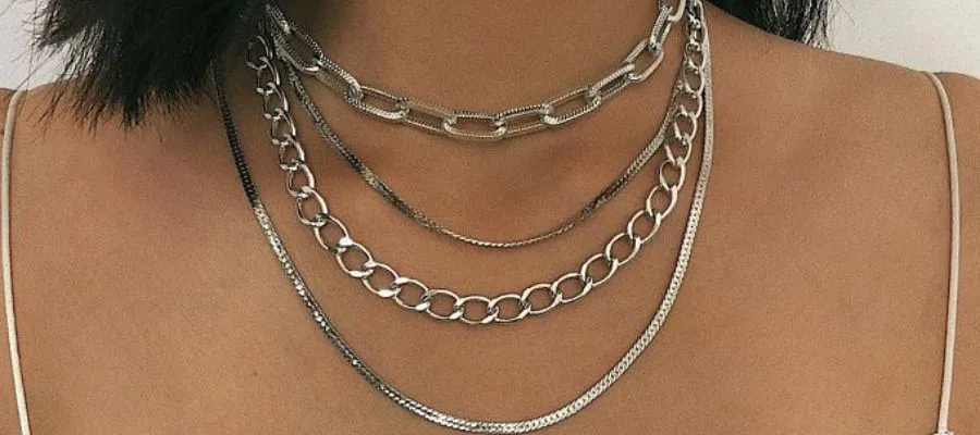 Multi-Strand Chain Necklaces