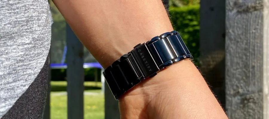 Black Matte Finished Apple Watch Band