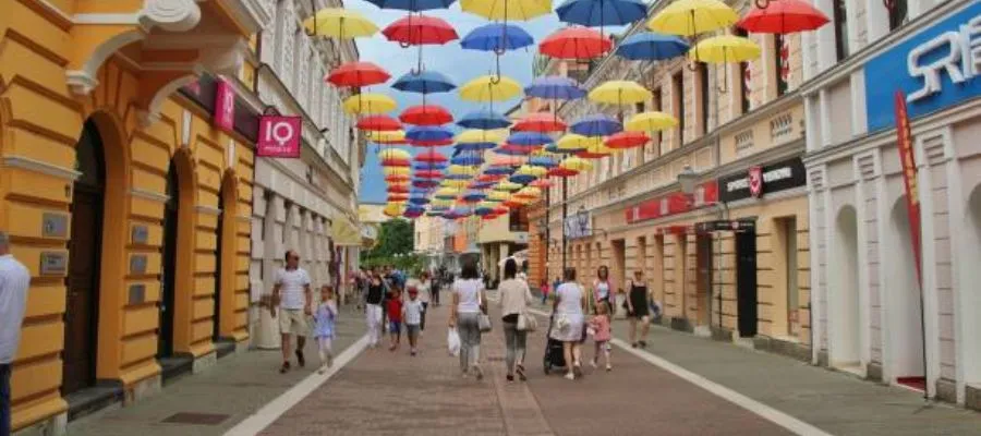 Colorful Umbrellas street