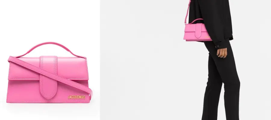  hot pink Jacquemus Bag made in Italy. 