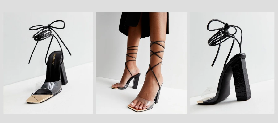 This black heel sandal ranks above all the best sandals at NewLook. 
