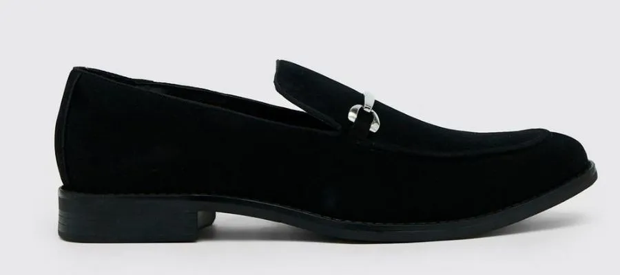 Faux Suede Snaffle Loafer