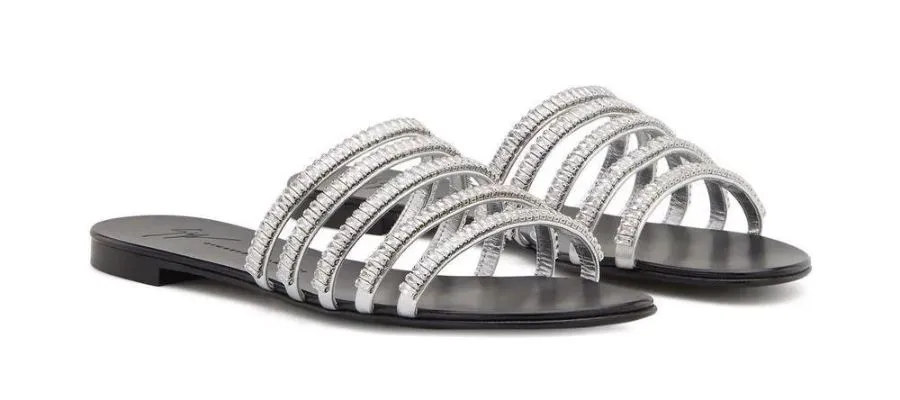 Giuseppe Zanotti- Crystal Embellished Sandals