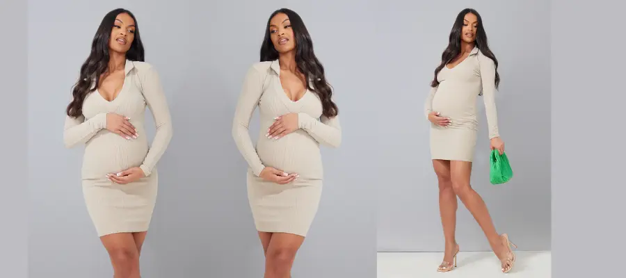 This dress is a must-have in any maternity clothes collection.