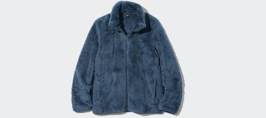 Fluffy Fleece Zipped Jacket