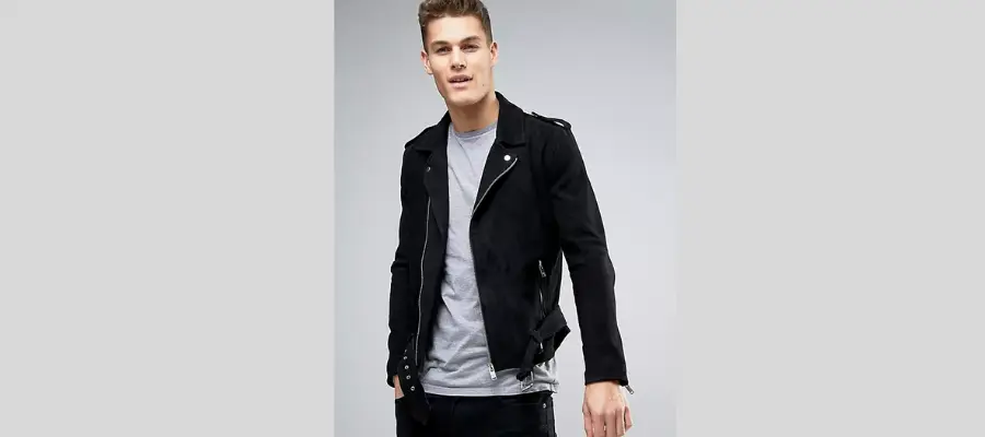  black suede jacket