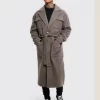 Pocket Longline Belted Overcoat