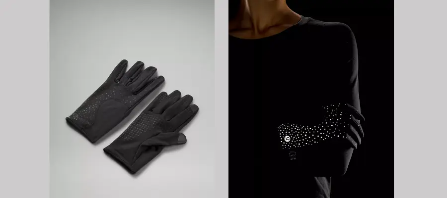 Run for It All Reflective Gloves Tech