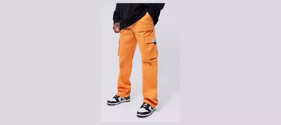 ELASTIC WAIST RELAXED FIT BUCKLE CARGO JOGGER
