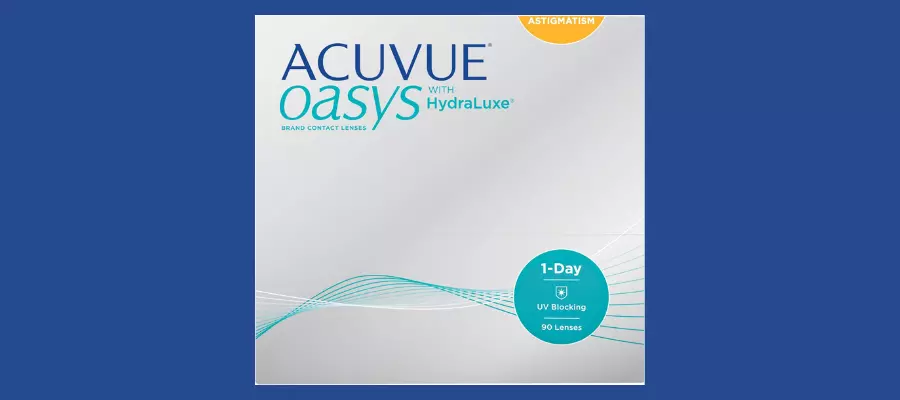 Oasys 1-Day with Hydraluxe for Astigmatism