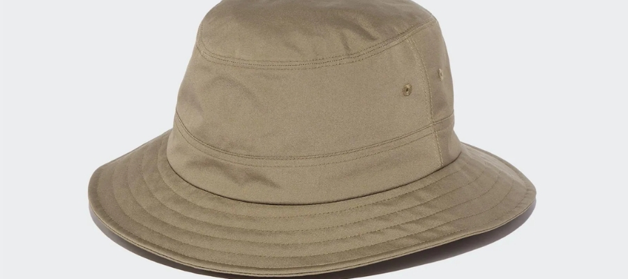 Add oomph to your beachy outfit with a bucket hat