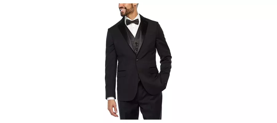 Stafford Black Tuxedo Classic Fit Suit Separates