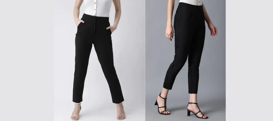 Black trousers for women