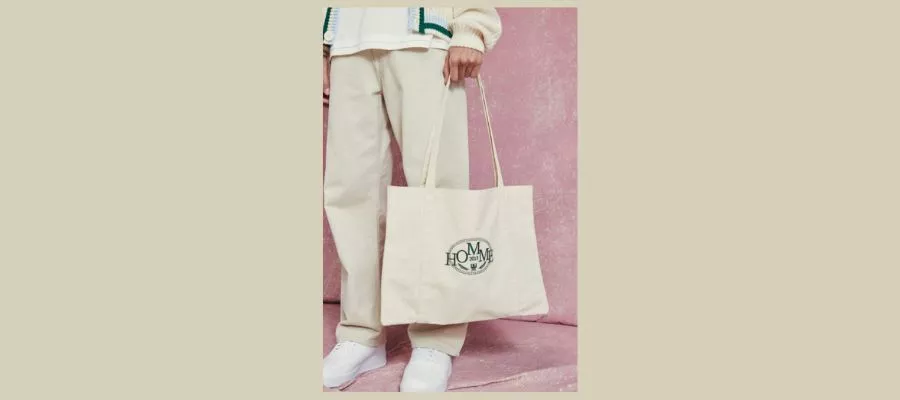 Homme canvas tote bag