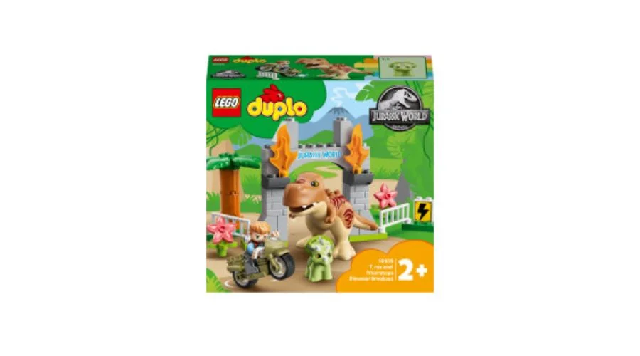 LEGO Duplo - T. rex and Triceratops Dinosaur Breakout