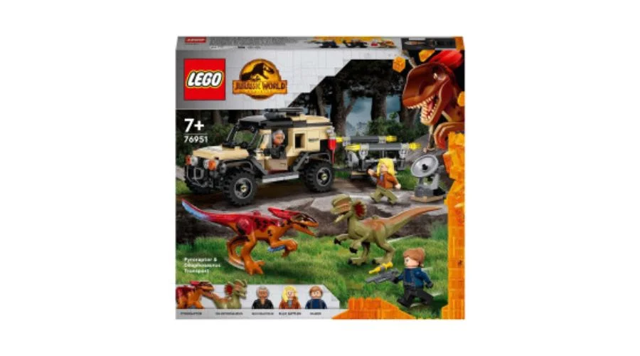 LEGO Jurassic World - Pyroraptor & Dilophosaurus Transport (2)