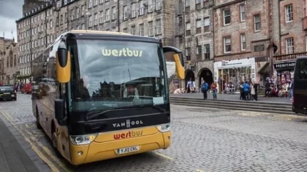 London to Edinburgh bus