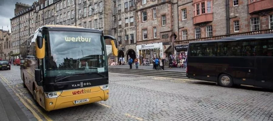 London to Edinburgh bus
