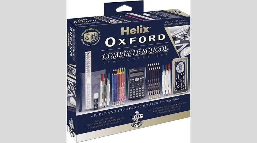 Helix Oxford Complete Back to School Stationery Set: 