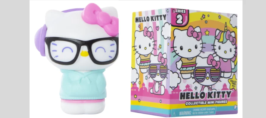 Hello kitty® series 2 collectible mini figures blind bag toy 