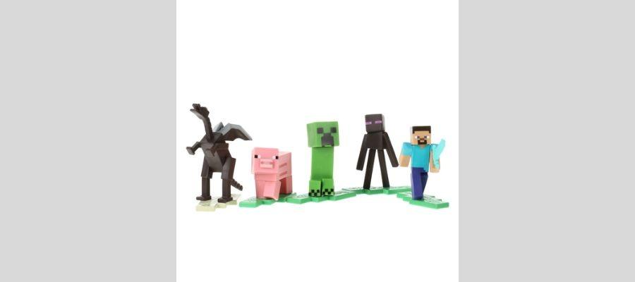 Minecraft micro figures 5-pack