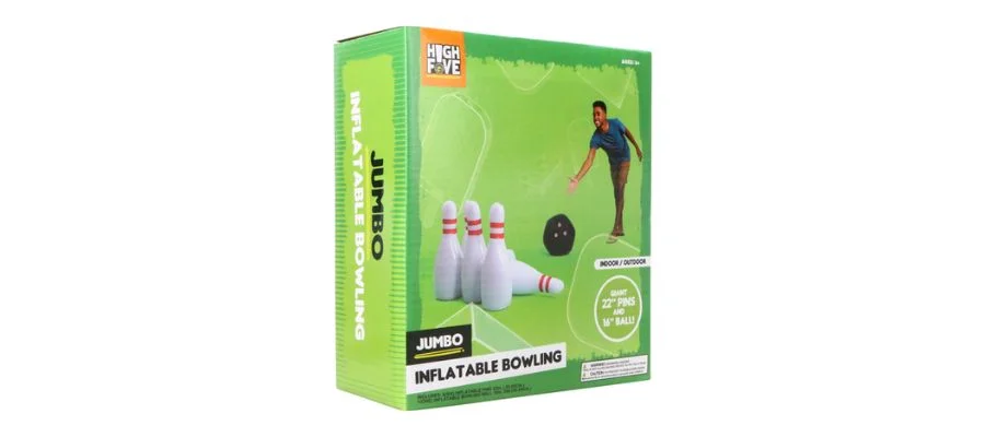 Jumbo inflatable bowling game 7-piece set