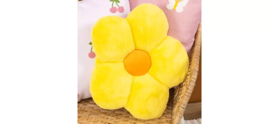 Flower pillow 16in