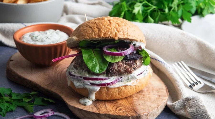 lamb burger recipe