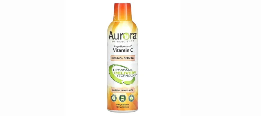 Aurora Nutrascience, Mega-Liposomal Vitamin C, Organic Fruit