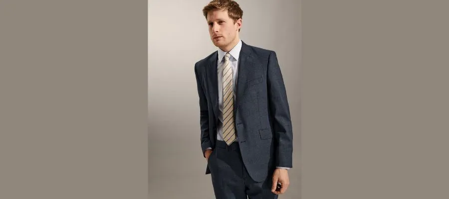 Tailored Fit Bi-Stretch Puppytooth 2 Piece Suit