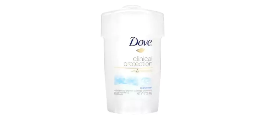 Dove, Clinical Protection, Prescription Strength, Antiperspirant Deodorant, Original Clean, 1.7 Oz (48 G)