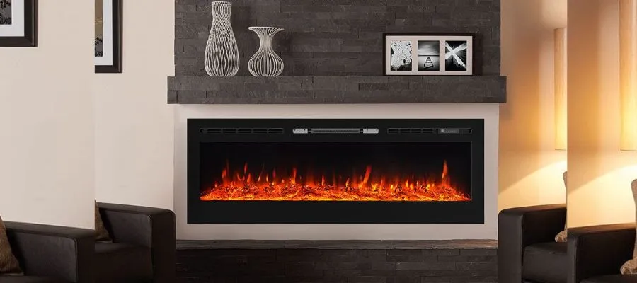 LIVING AND HOME 60 Inch Electric Fireplace