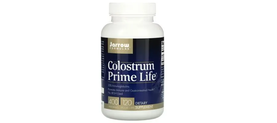 Jarrow Formulas, colostrum prime life, 400 mg, 120 veggie caps