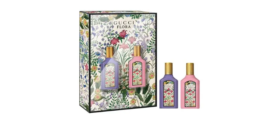 Gucci mini gorgeous gardenia and gorgeous magnolia perfume set