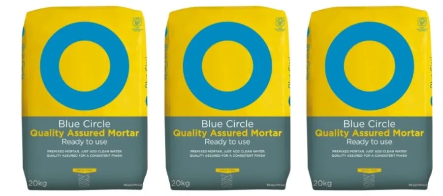 Blue Circle Quality Assured Ready to Use Mortar 20KG | Hermagic