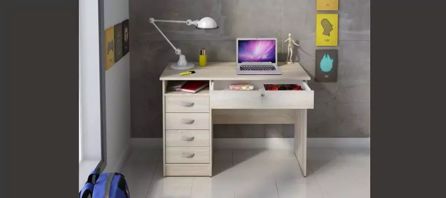 Desk with 5 drawers COLLEGE