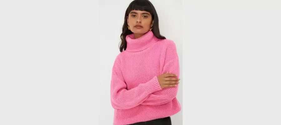 Roll Neck Chunky Jumper 