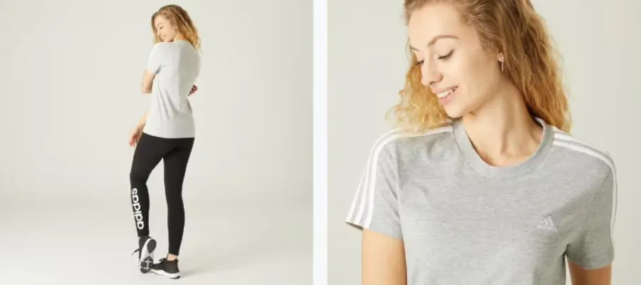 Women’s fitness t-shirt in grey