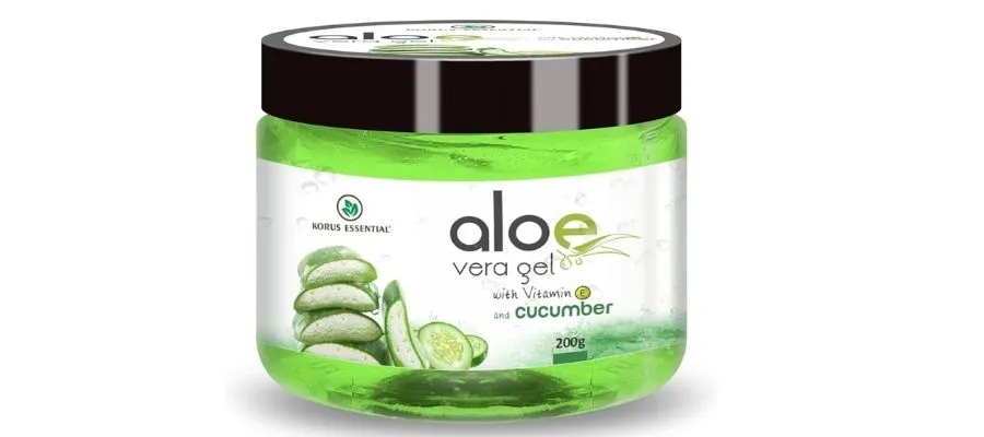 Aloe vera gel with cucumber