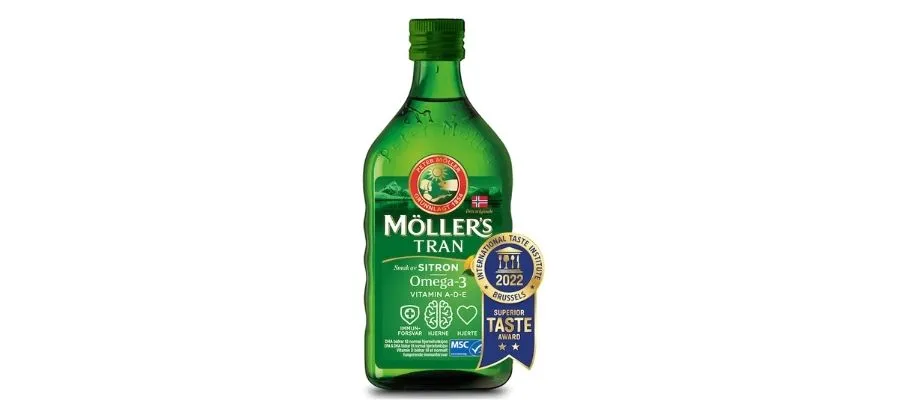 Möller’s Omega-3 cod liver oil lemon