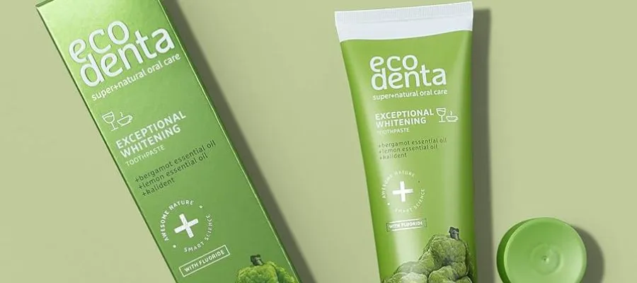 Ecodenta toothpaste whitening anti-coffee and tobacco