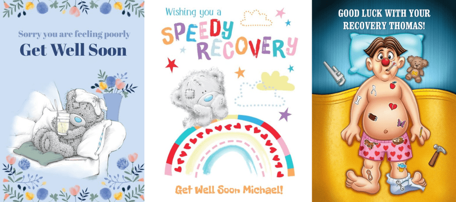 Get Well Soon Cards for children 