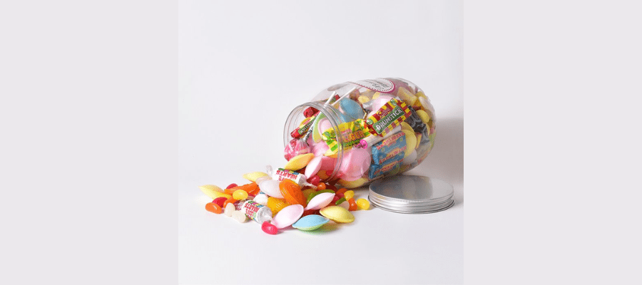 Giant Jar of Birthday Sweets (1kg)