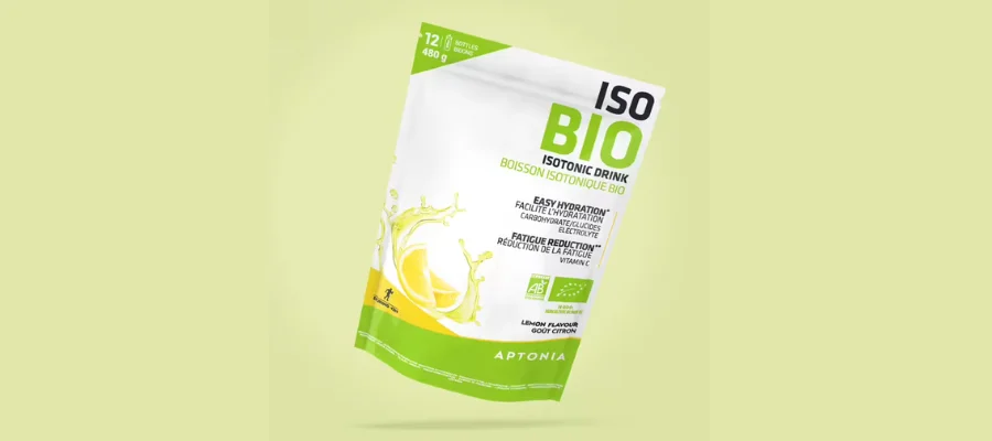 Isotonic Drink Powder Iso Bio Lemon 480 G