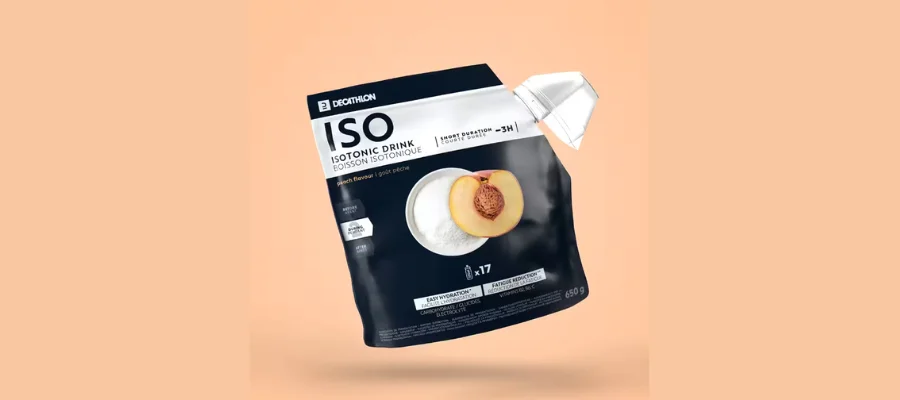 Isotonic Drink Powder Iso Peach 650 G