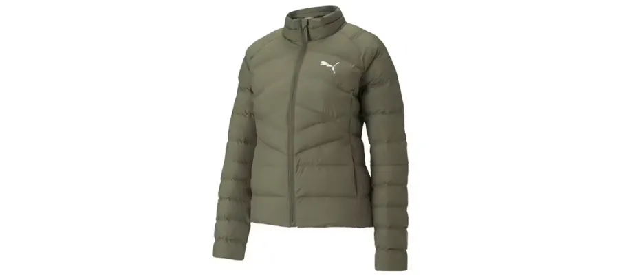 Puma warm cell lightweight jacket, green, women