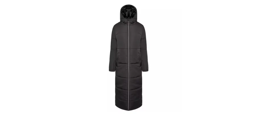 Reputable women’s Long padded jacket black