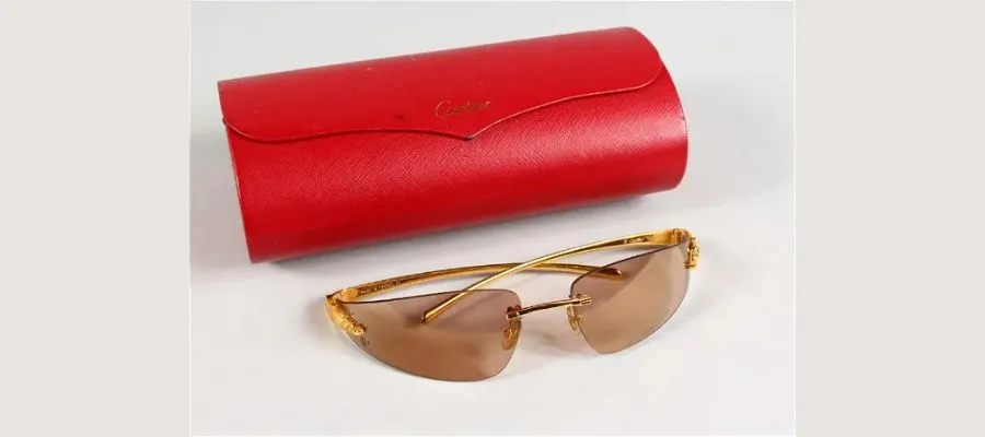 Sunglasses Cartier Paris 110 gold